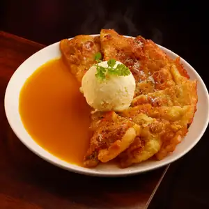 Sweet pumpkin pancake