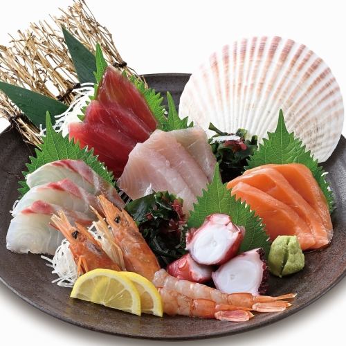 Assortment of 6 kinds of sashimi