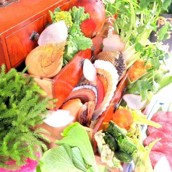 東北の地産地消にこだわった旬の新鮮な素材をお届け