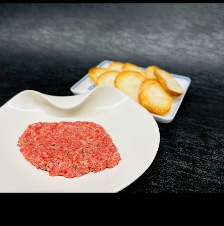 Specially selected Wagyu beef tartar sauce