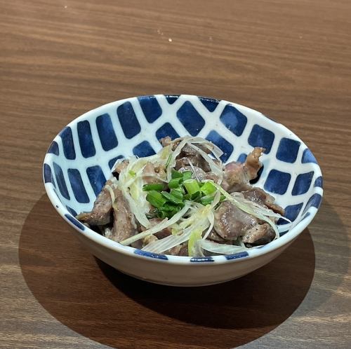 ネギ塩砂肝
