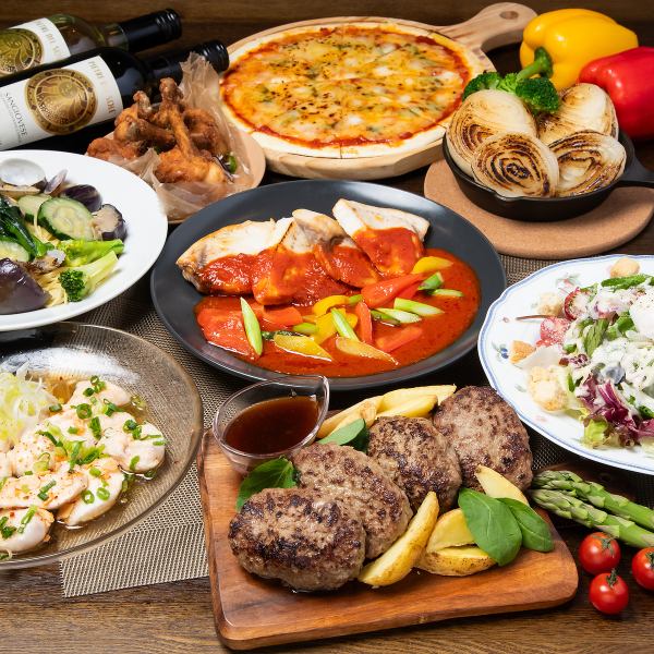 【5月限定！OPEN記念コース◎】飲み放題付！季節に合わせた旬の食材を使用した前菜～デザートまでのコース