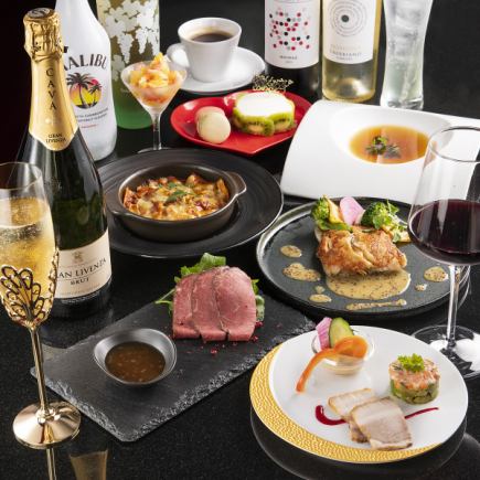 [Includes 2 hours of all-you-can-drink] Special price of 6 dishes "Italian A' Design Award Commemoration Course" 6,480 yen