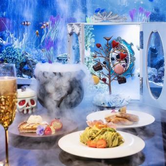 【期間限定・アフタヌーンティー付きディナー】 白雪姫と魔女のりんご～全6皿～ （平日限定）