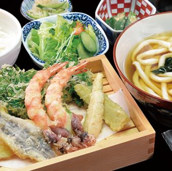 春季天婦羅烏龍麵套餐