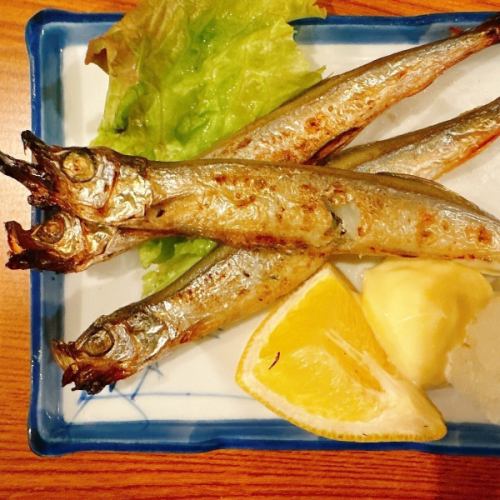 子持ちししゃも焼き