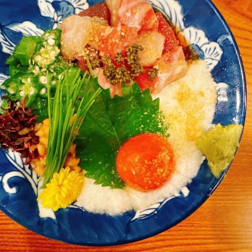 海鮮ユッケ皿