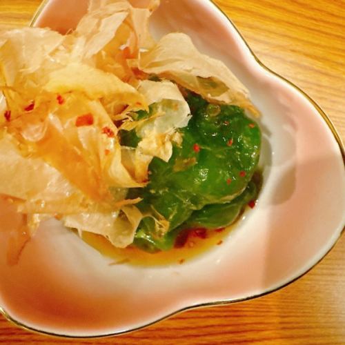 ピーマン揚げびたし