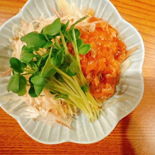 みょうが酒盗和え