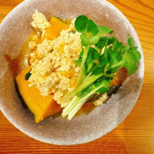 かぼちゃ鶏そぼろ煮