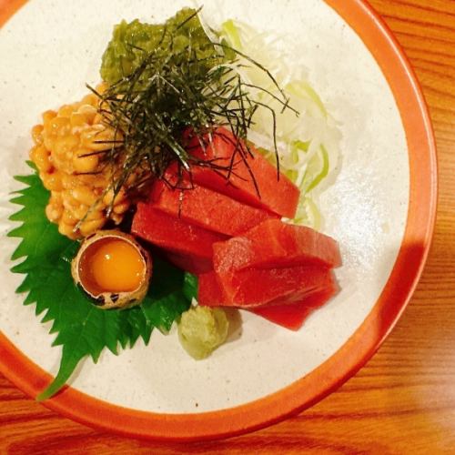 マグロめかぶ納豆