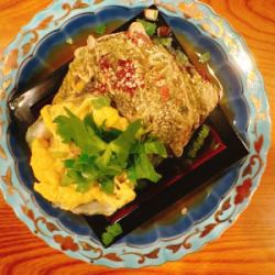 活サザエつぼ焼き　出汁玉子とじ