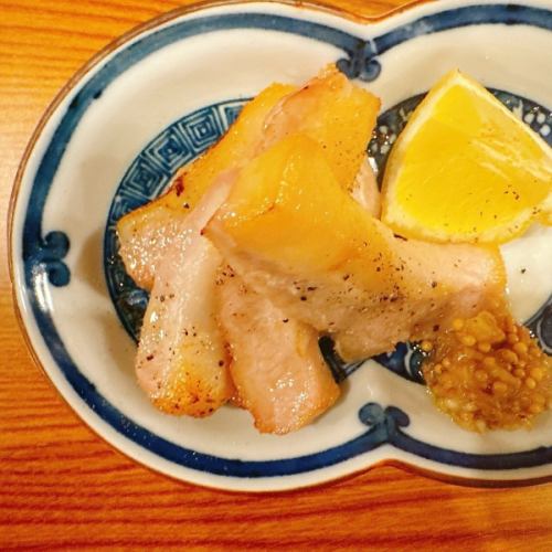 豚トロ　林檎マスタード