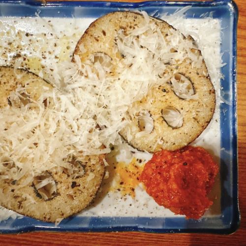 蓮根　セミドライトマト