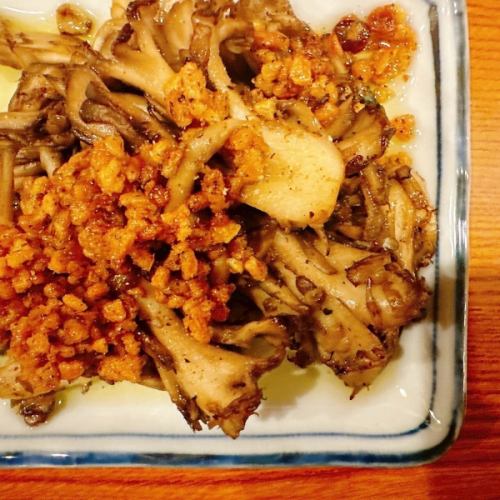 舞茸　ガーリックオイル