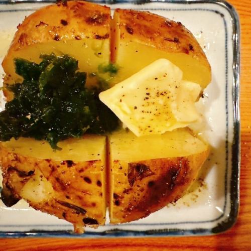 じゃが芋　生海苔バター