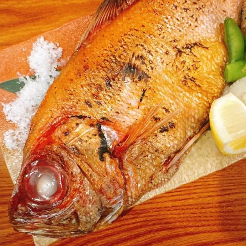 本日の高級魚炉ばた焼き