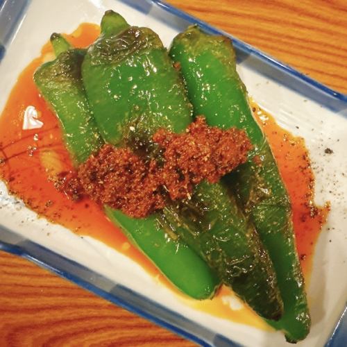 【季節商品】万願寺とうがらし　生しらす唐辛子漬け
