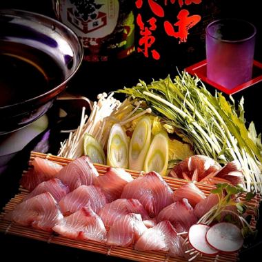 [Additional all-you-can-drink available] Very satisfying! Exquisite yellowtail shabu-shabu and seared domestic black wagyu beef! All 10 dishes course 4,000 yen (tax included)