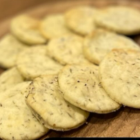 レバーペースト 手作りクラッカーと