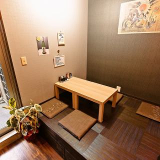 It is a tatami room seat that can accommodate up to 6 people.
