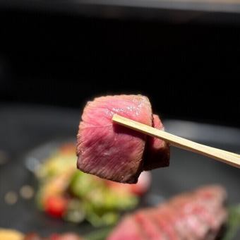 【飲み放題付き】【カジュアルコース】6000円◆神戸牛と和牛の食べ比べ！木箱盛など♪