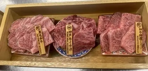 神戸牛木箱1段盛
