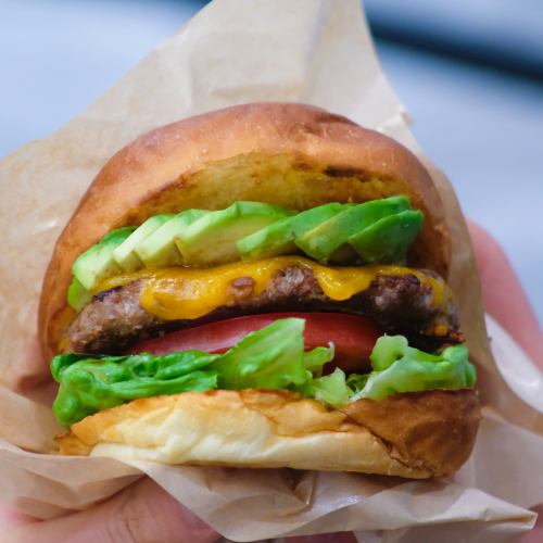 avocado cheese burger