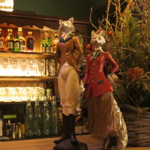 英国の田舎パブを再現した空間