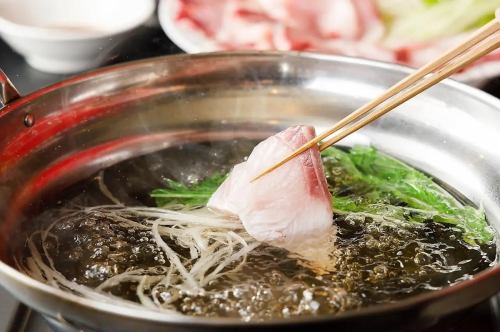 当店自慢のぶりしゃぶ！