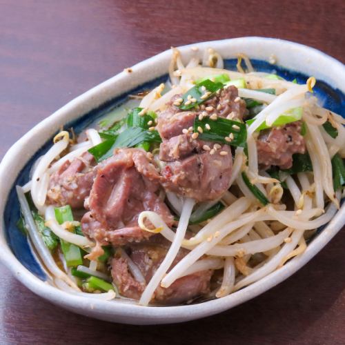 砂肝とニラ炒め