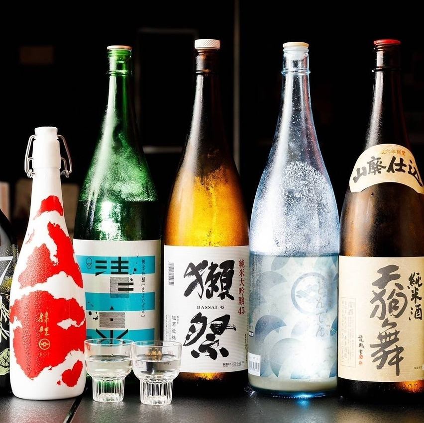 ビールやサワー、焼酎、日本酒の品揃えが豊富なのもポイント◎