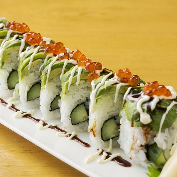 [Recommended for women] Collaboration with rich avocado★Dragon Roll★