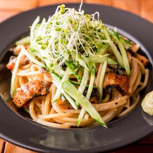 [3 famous courses part 2] Famous eel carbonara course ◆ 2 hours all-you-can-drink included ◆ 5,500 yen (tax included)