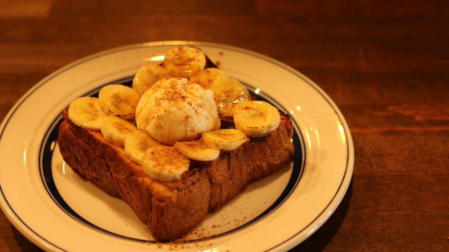 メープルバナナートースト