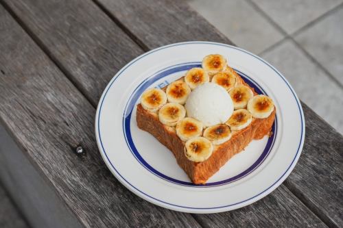 メープルバナナトースト
