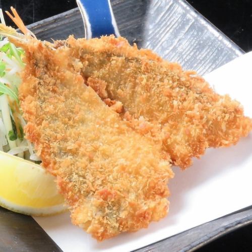 鮮活竹莢魚天婦羅