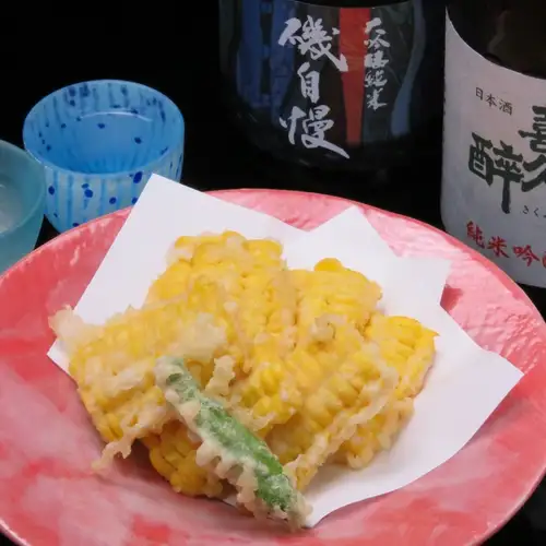 Corn tempura