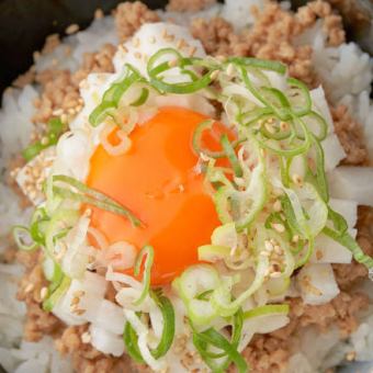 鳥そぼろ山芋丼