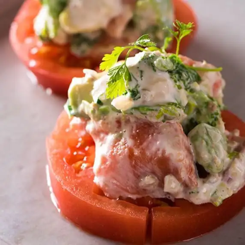 Italian Salmon and Avocado Tartare