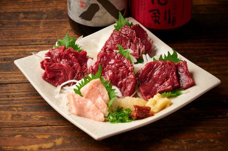 [Proud of its freshness] Direct from the source! Exquisite horse meat sashimi from Aizu, Fukushima Prefecture