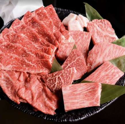 [A5 Japanese Black Beef Lean Meat Steak Course] From appetizers to the main course of Japanese beef, 6 dishes in total