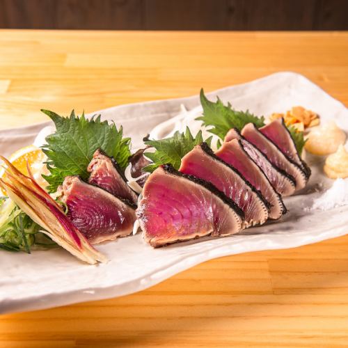 名物　カツオのわら焼き