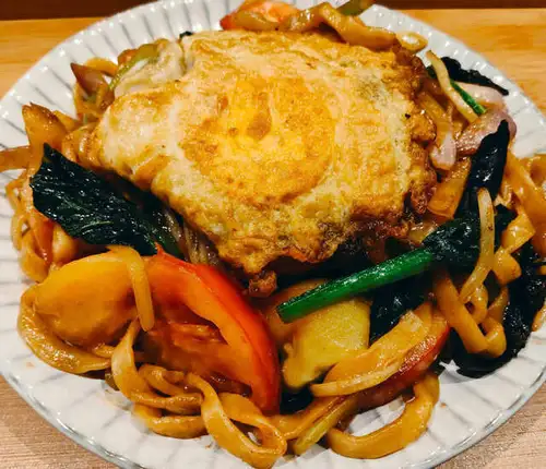 野菜炒め焼きそば