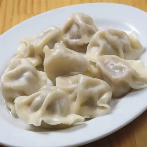 大人気!羊肉の水餃子