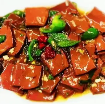 鴨の血豆腐