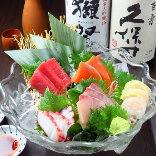 本日の御造り5種盛り合せ