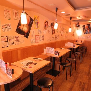 You can enjoy delicious yakiton and yakitori in a clean and popular atmosphere. We also have plenty of alcohol.We also have Japanese sake and shochu. Don't worry, we also have an all-you-can-drink plan!