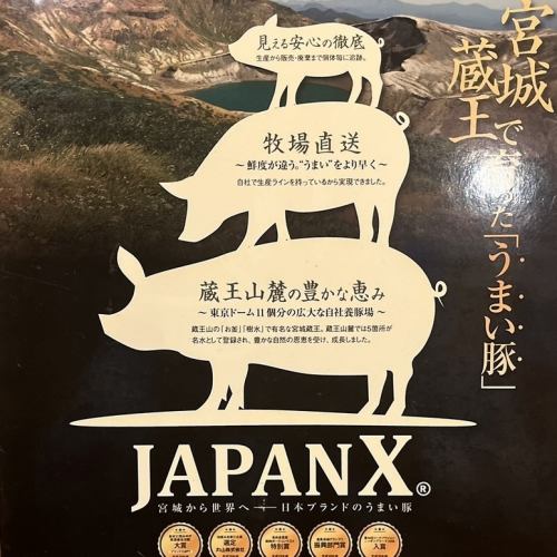 ブランド豚JAPANX！