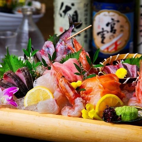 This is serious! Fresh sashimi